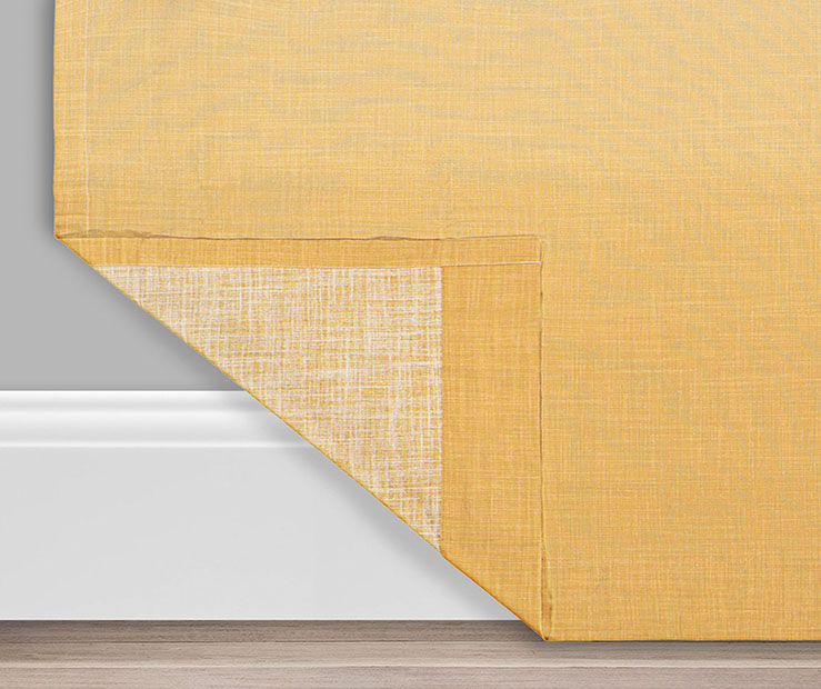 Vue Signature Arashi Gold Ombre Rod Pocket Curtain Panel, (63
