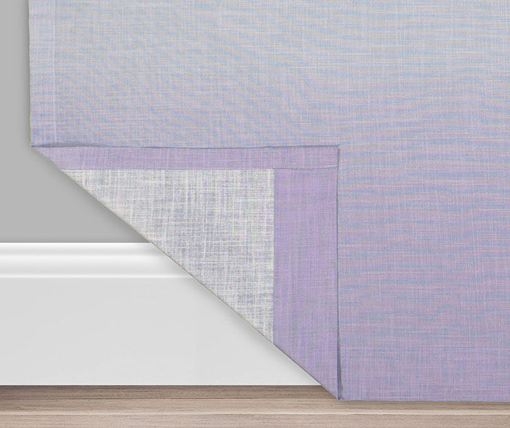 Vue Signature Arashi Lilac Ombre Rod Pocket Curtain Panel, (84