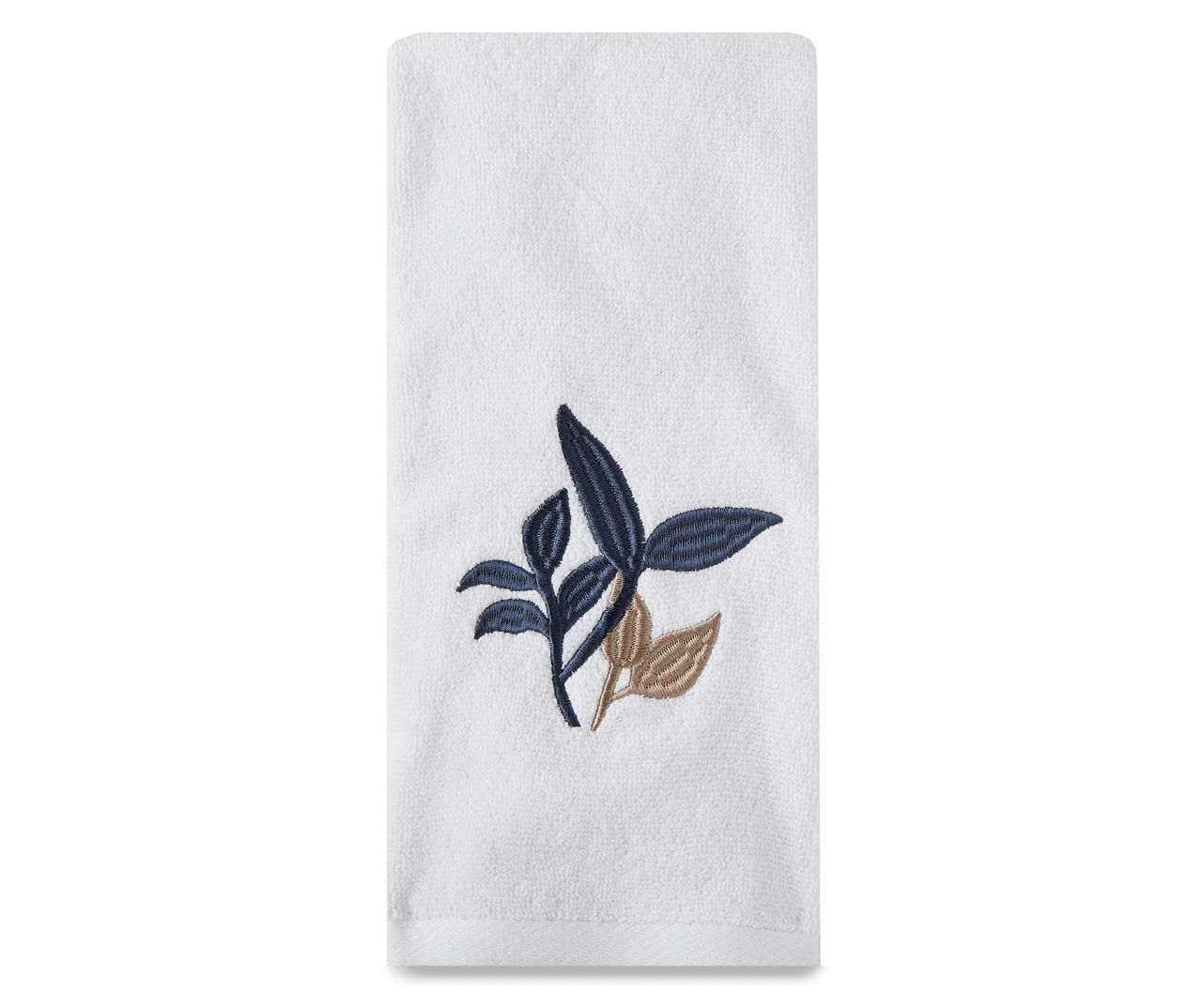 Embroidered Hand Towel - White Hand Towel with Floral Embroidery