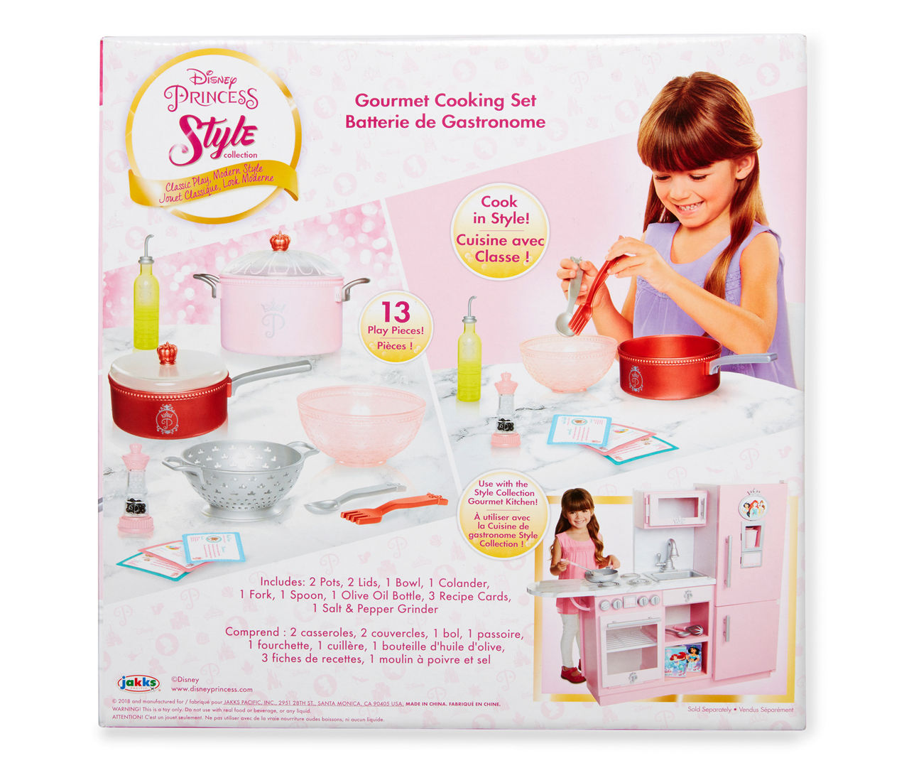 Disney Princess Style 13-Piece Cooking Set |