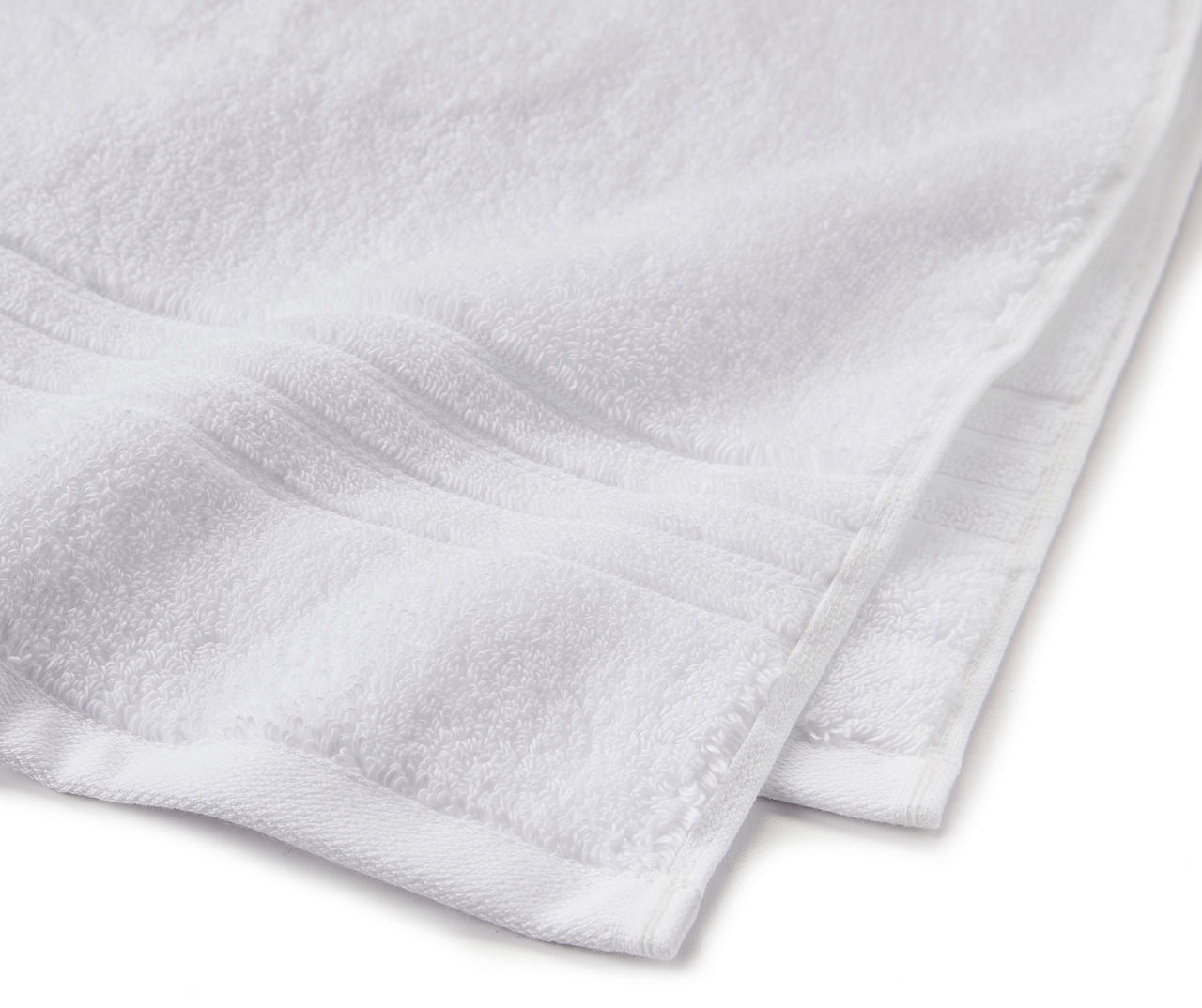 White Egyptian Cotton Washcloth