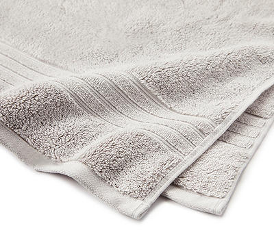 Silver Egyptian Cotton Hand Towel