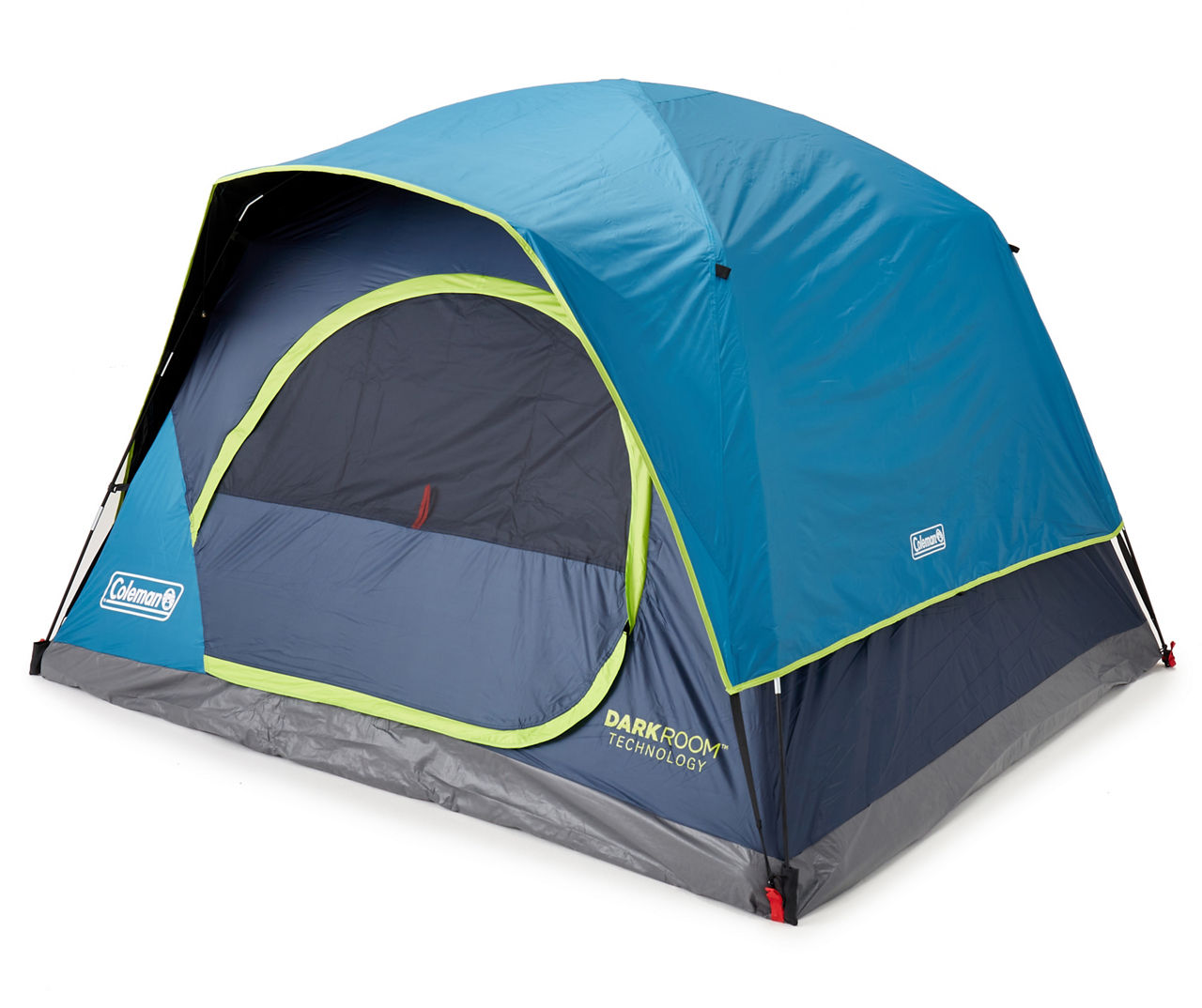 Coleman 4-Person Dark Room Sundome Tent, Green Black Teal