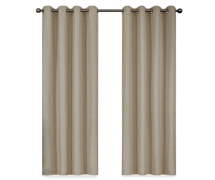 Eclipse Kira Butterscotch Blackout Grommet Curtain Panel, (95