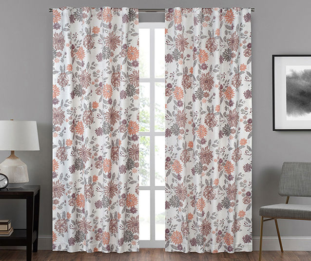 Eclipse Eclipse Summit Botanical Draft Stopper Rod Pocket Curtain Panel