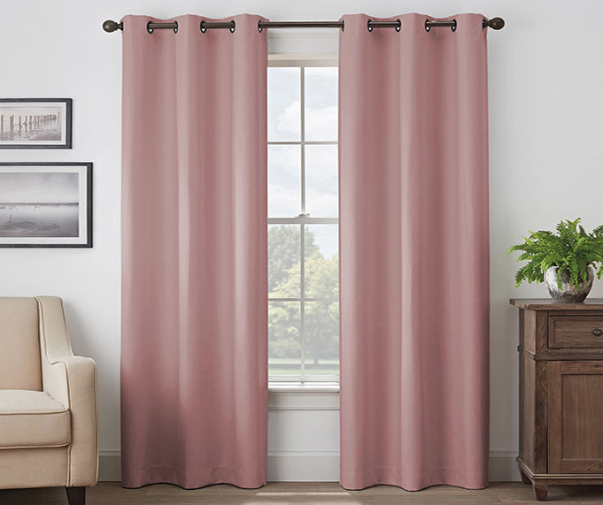 ECLIPSE MARTINA BLACKOUT PANEL 63IN ROSE