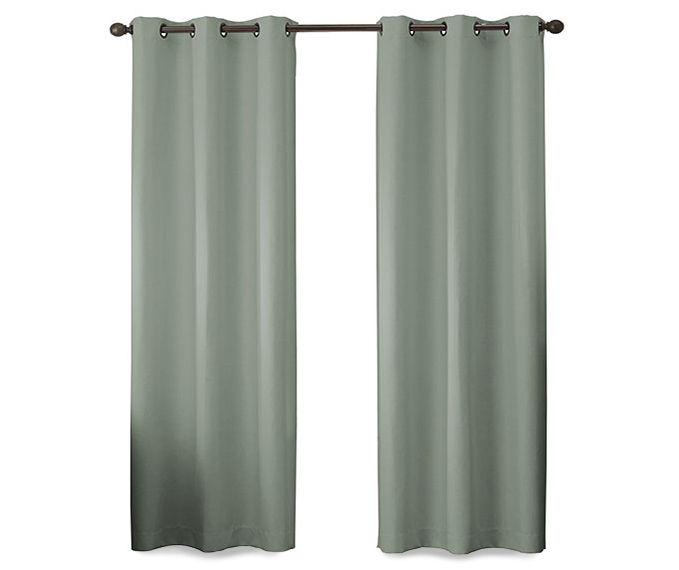 Eclipse Martina Eucalyptus Blackout Grommet Curtain Panel, (95