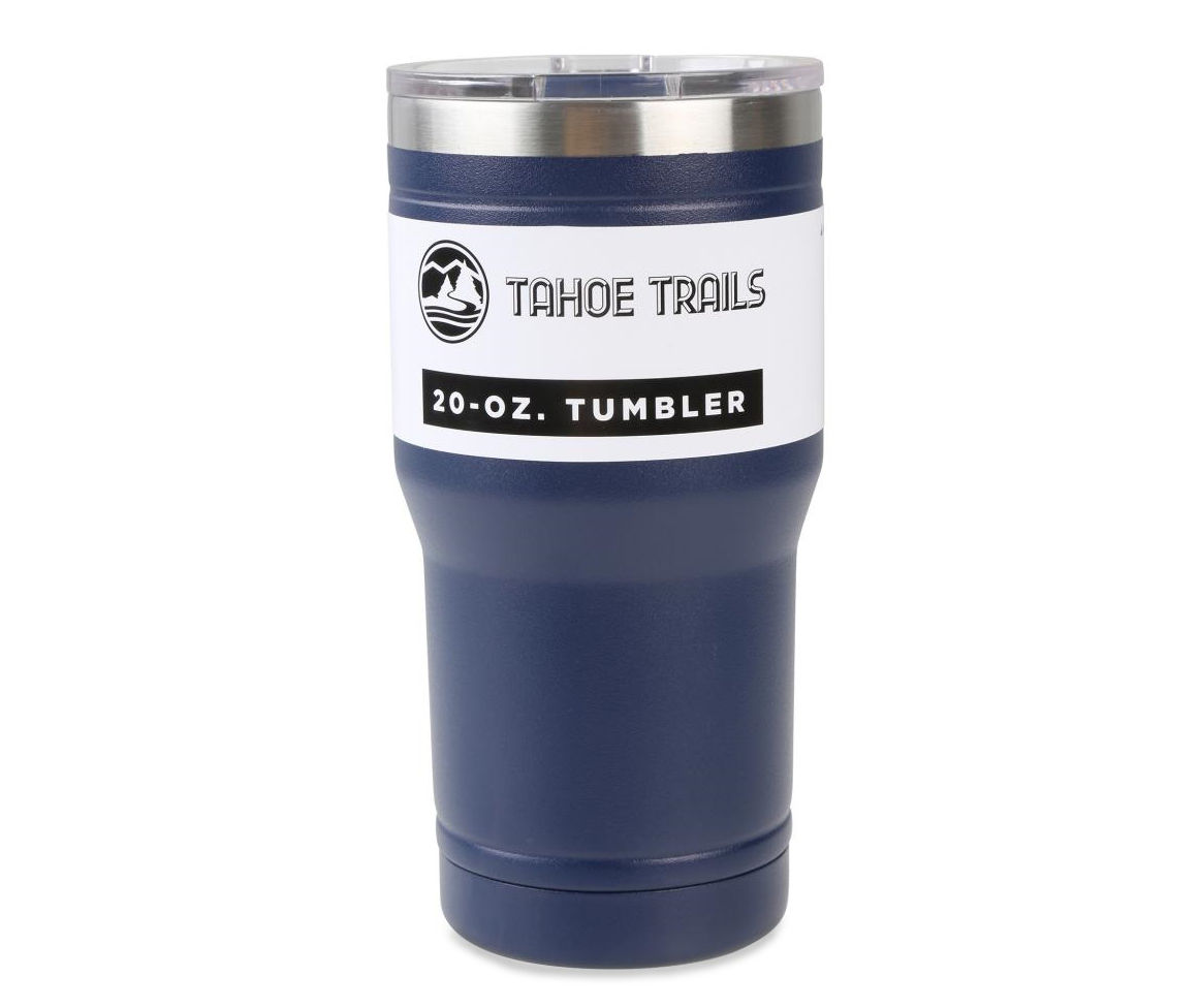 20 oz Blue Tumbler — Express UU Bar Ranch