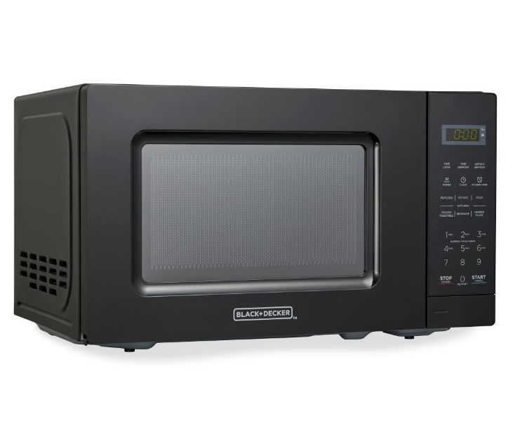 Insignia - 0.7 Cu. ft. Compact Microwave - Black