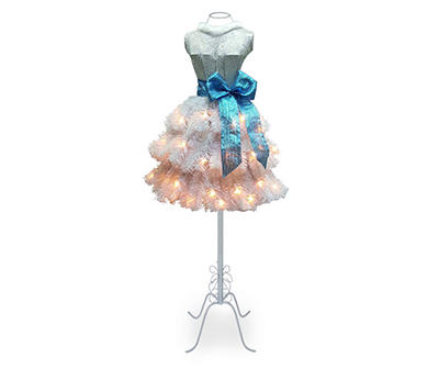 4' Dress Form Pre-Lit Artificial Tree with Clear Lights