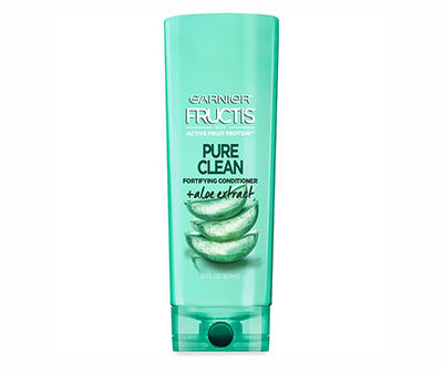 Garnier Fructis Pure Clean Fortifying Conditioner, With Aloe and Vitamin E Extract, 21 fl. oz.