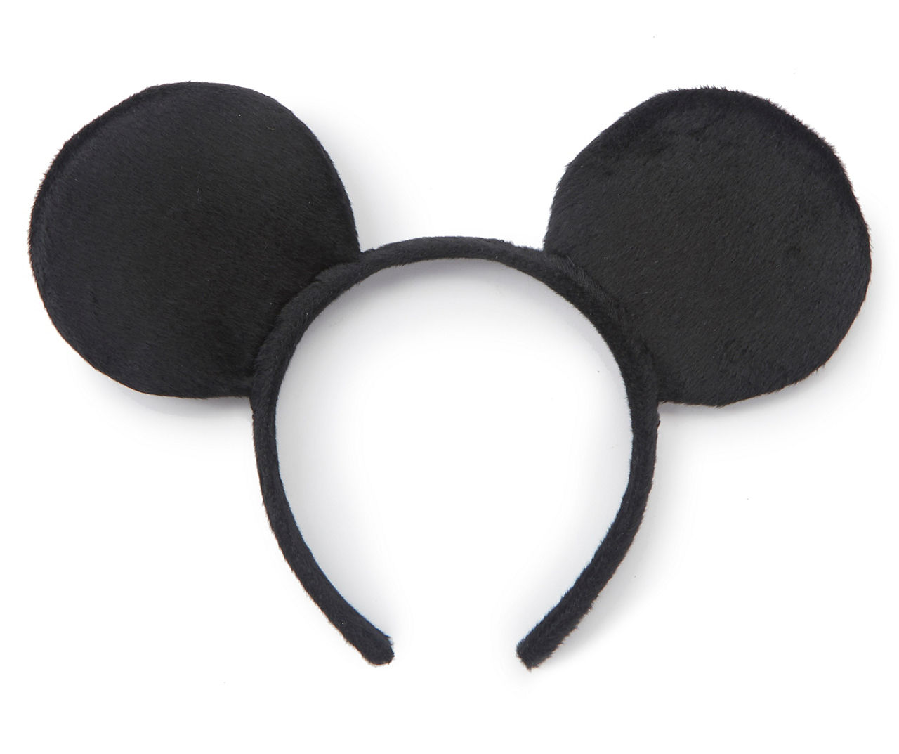 Authentic Disney Parks Mickey Mouse Ears Headband Solid Black faux