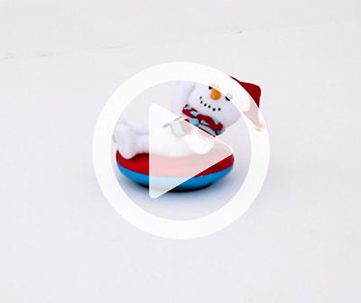 7" Roaming Innertube Snowman Animated Plush