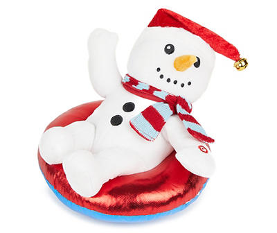 7" Roaming Innertube Snowman Animated Plush
