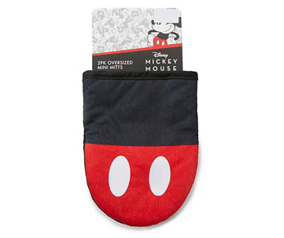 Disney Mickey Minnie Mouse 2pk Boo Halloween Oversized Mini Oven Mitts for sale online 