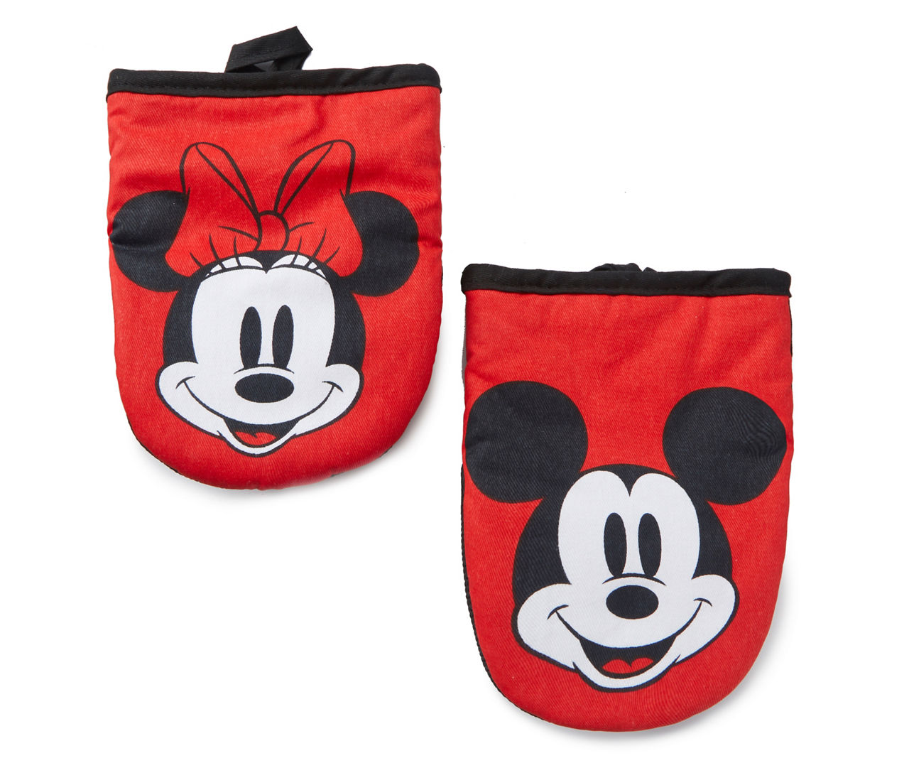 Disney Mickey Mouse and Minnie Mouse Christmas Mini Oven Mitts, 2-Count