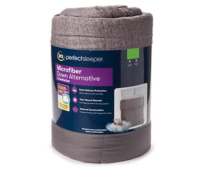Charcoal Microfiber Down Alternative Full/Queen Comforter