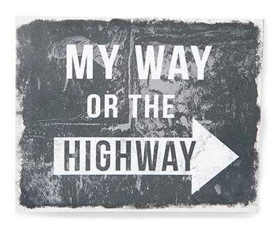 8x10 Box plaque- Highway