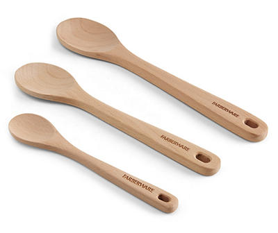 3-Piece Wood Spoon Set