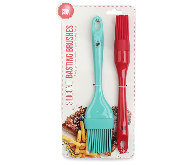 Cook Works Silicone 2-Piece Basting Brush Set