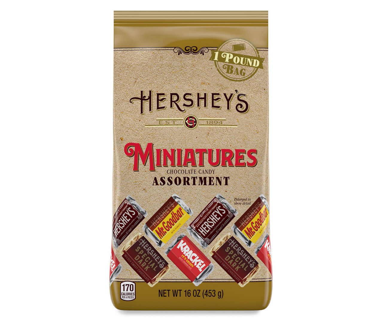 HERSHEY'S HERSHEY'S Miniatures Assorted Milk and Dark Chocolate