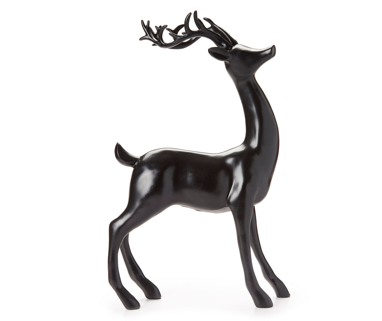 Winter Wonder Lane Black Standing Deer Tabletop Decor | Big Lots