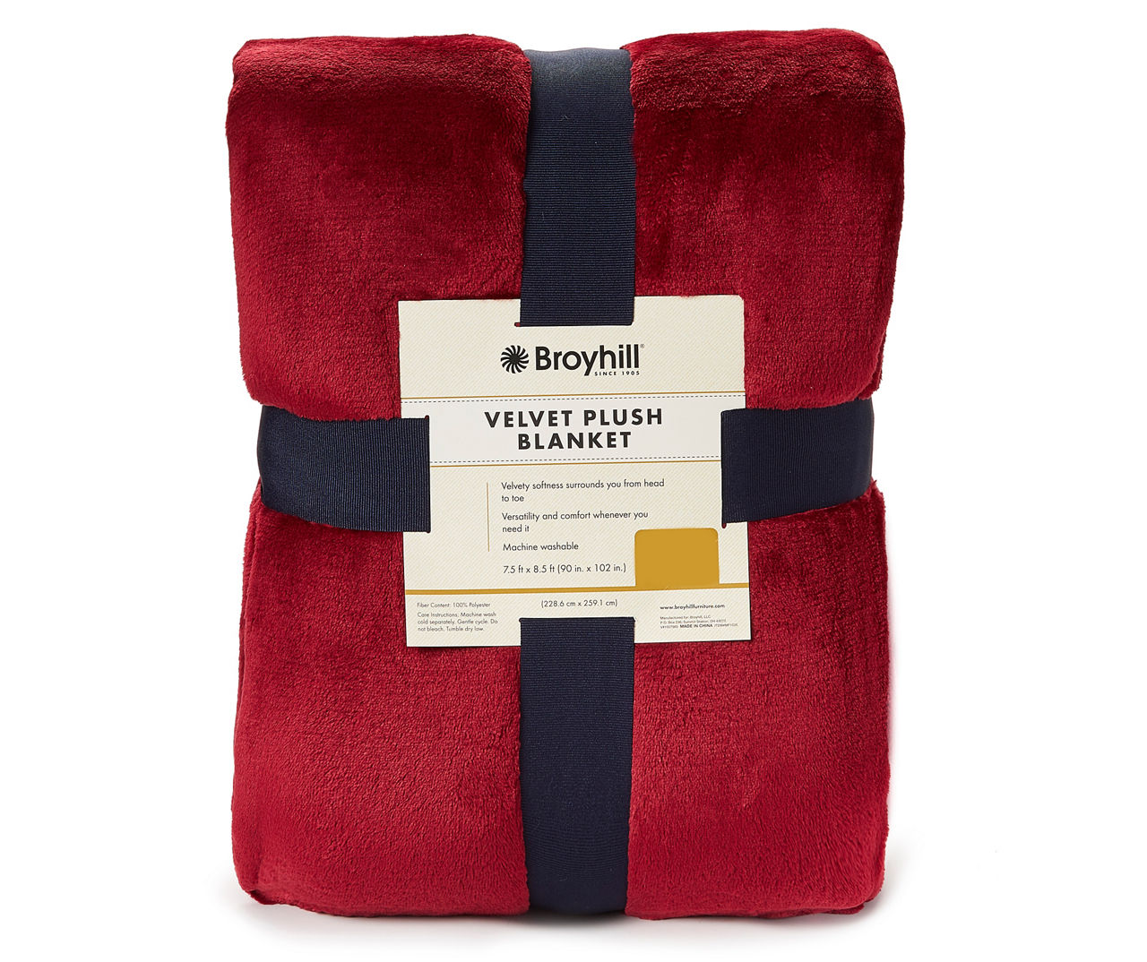 Red best sale velvet blanket