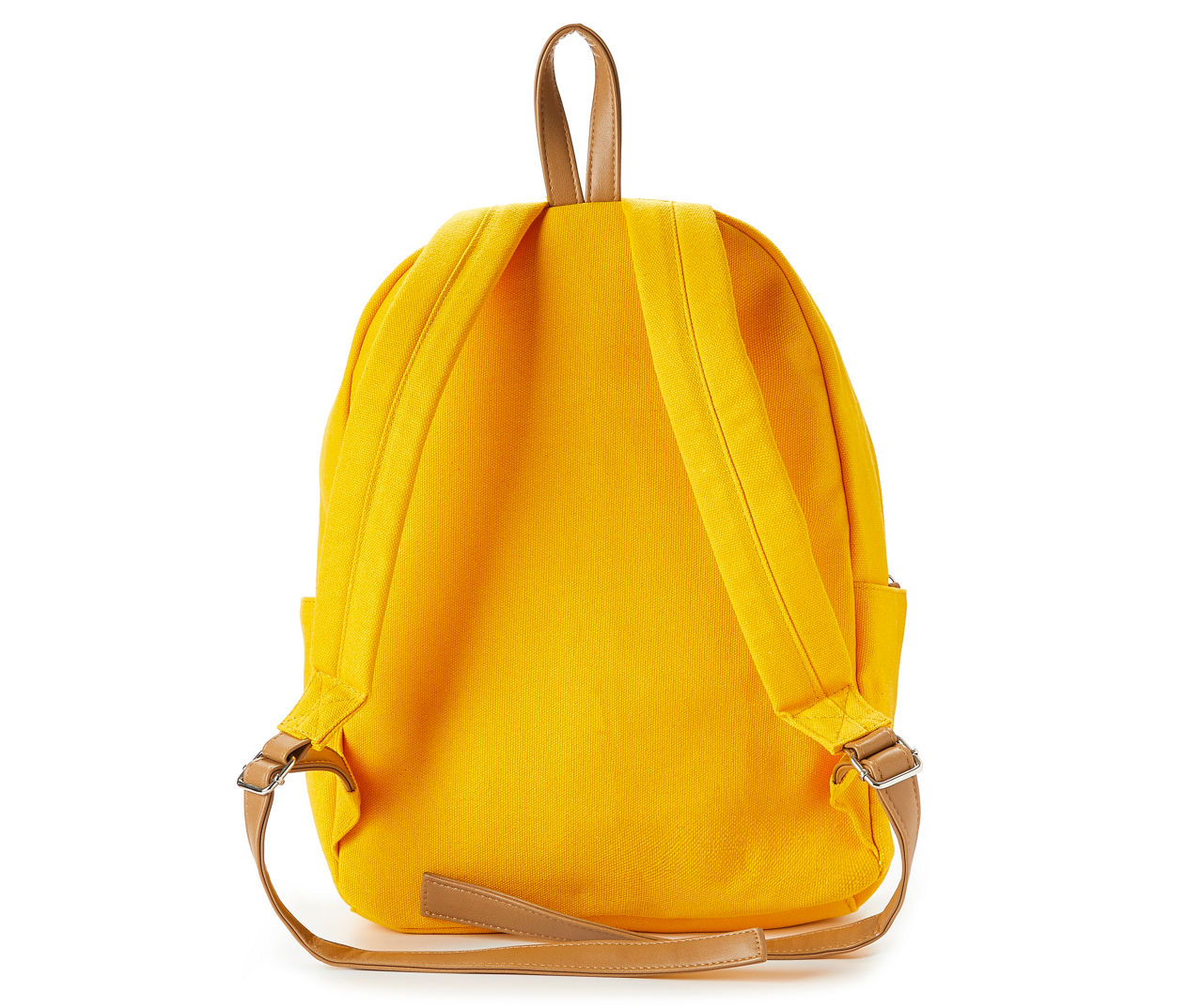 Yellow store canvas backpack