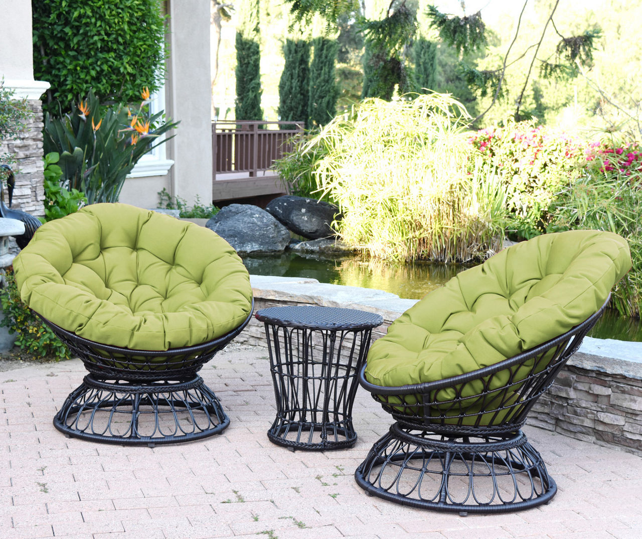 Outdoor double papasan chair hot sale