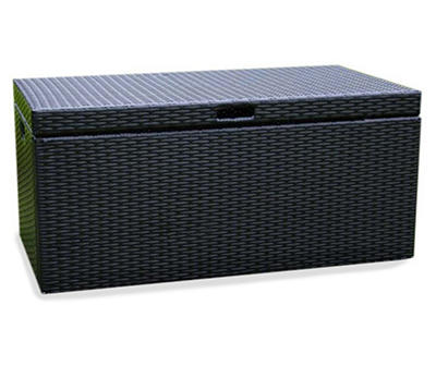 Wicker 48-Gallon Storage Deck Box