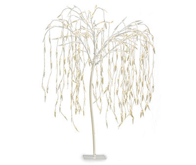6' Warm White LED Willow Tree