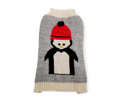 Dog's Small Penguin Sweater