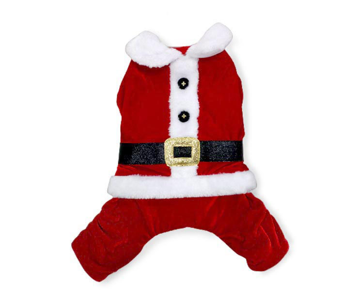 Big Lots Dog's Medium Santa Costume Big Lots