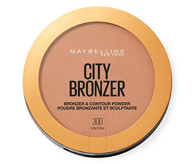 Maybelline City Bronzer Powder Makeup, Bronzer and Contour Powder, 300, 0.32 oz.