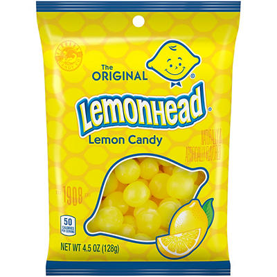 LEMONHEAD Lemon Candy 4.5 oz. Bag