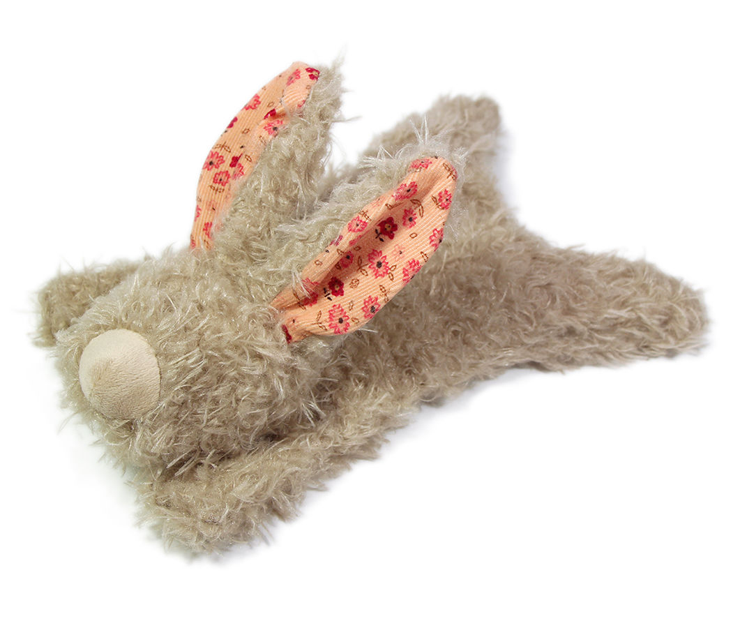 Flat Bunny Dog Toy - Stuffing Free