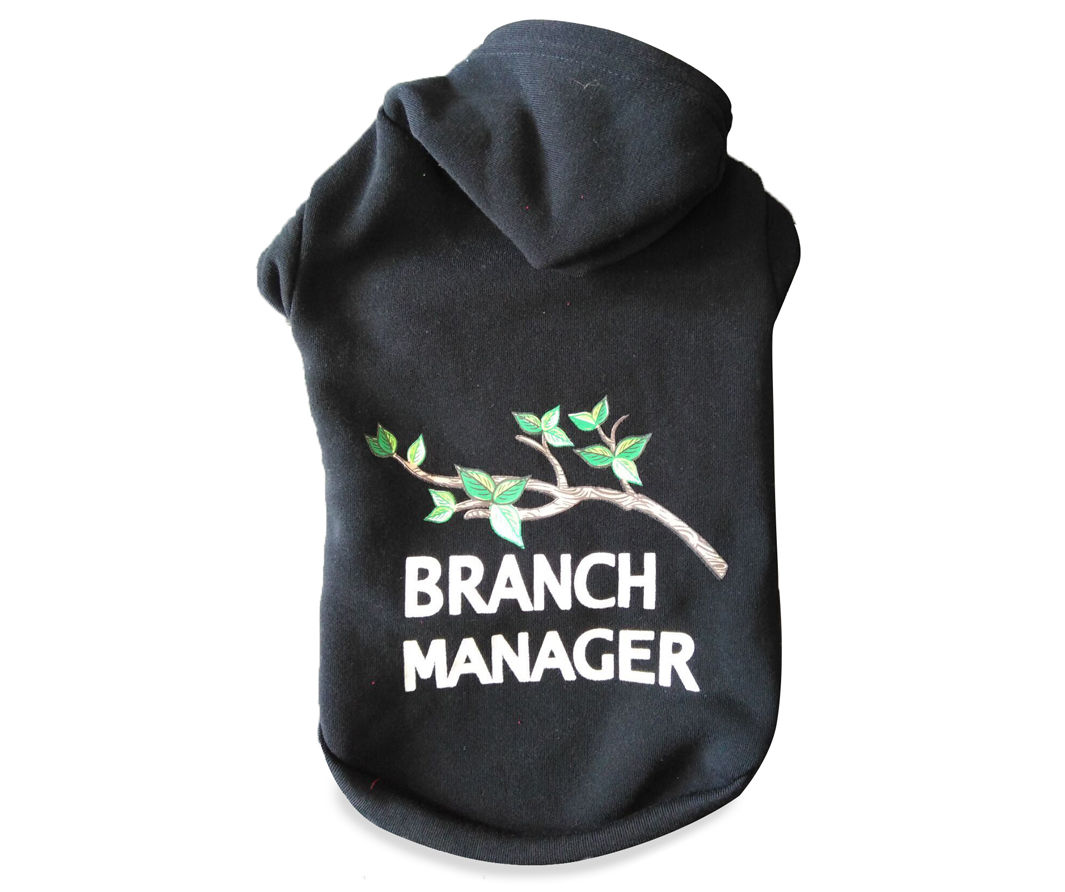 BLACK BRANCH MANAGER HOODIE S