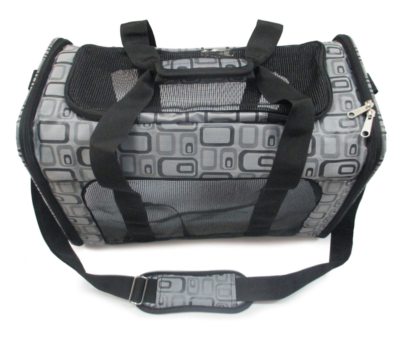 Gray Geo Soft Sided Pet Carrier Big Lots