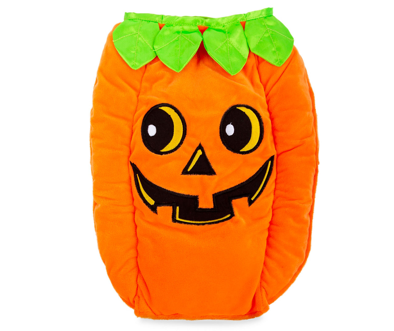 Orange Pumpkin Face Costume, S
