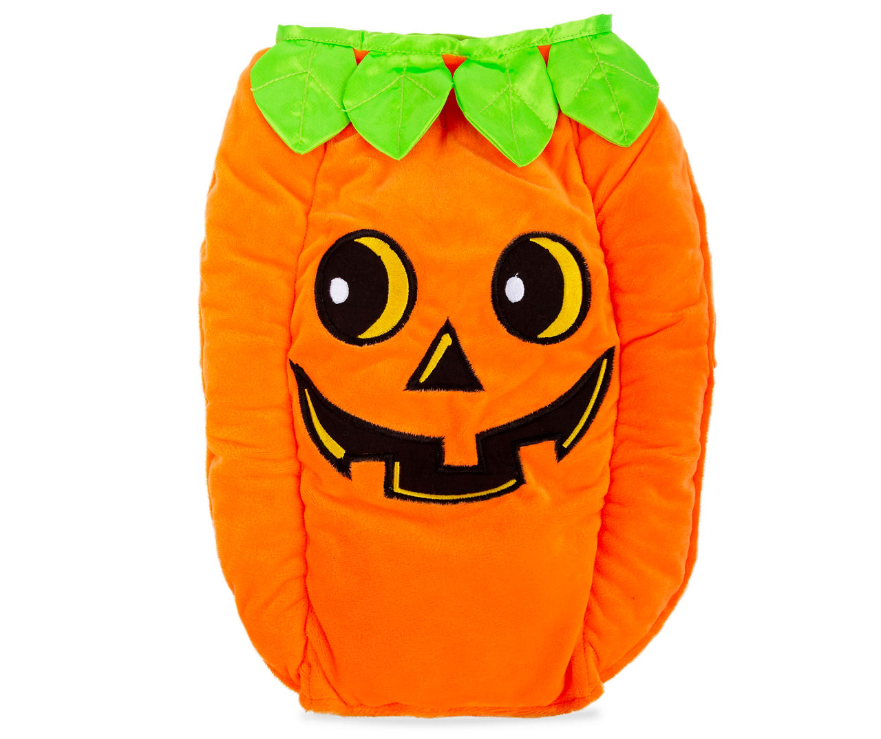 Orange Pumpkin Face Costume, L