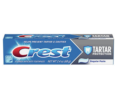 Crest Tartar Protection Toothpaste, Regular Paste, 2.4 oz