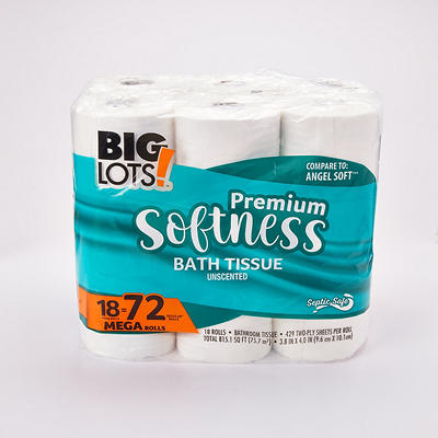 Premium 2-Ply Bath Tissue, 18 Mega Rolls