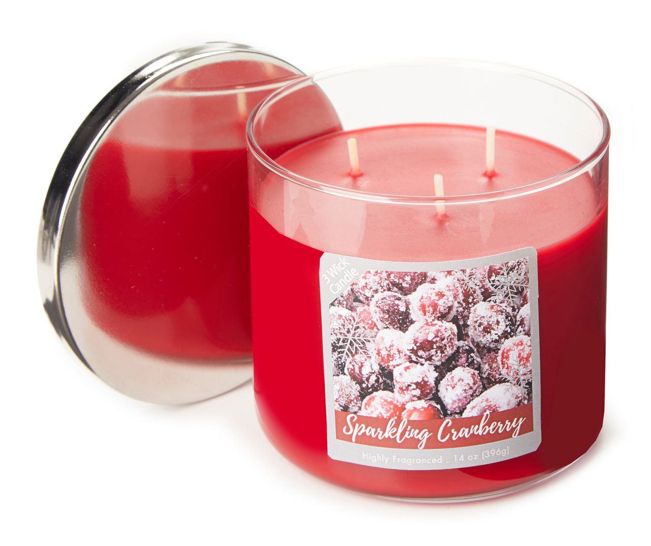Sparkling Cranberry 3-Wick Jar Candle, 14 Oz. | Big Lots