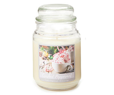 Crushed Peppermint Jar Candle, 18 Oz.