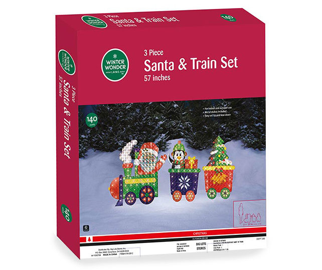 Big lots christmas train hot sale set