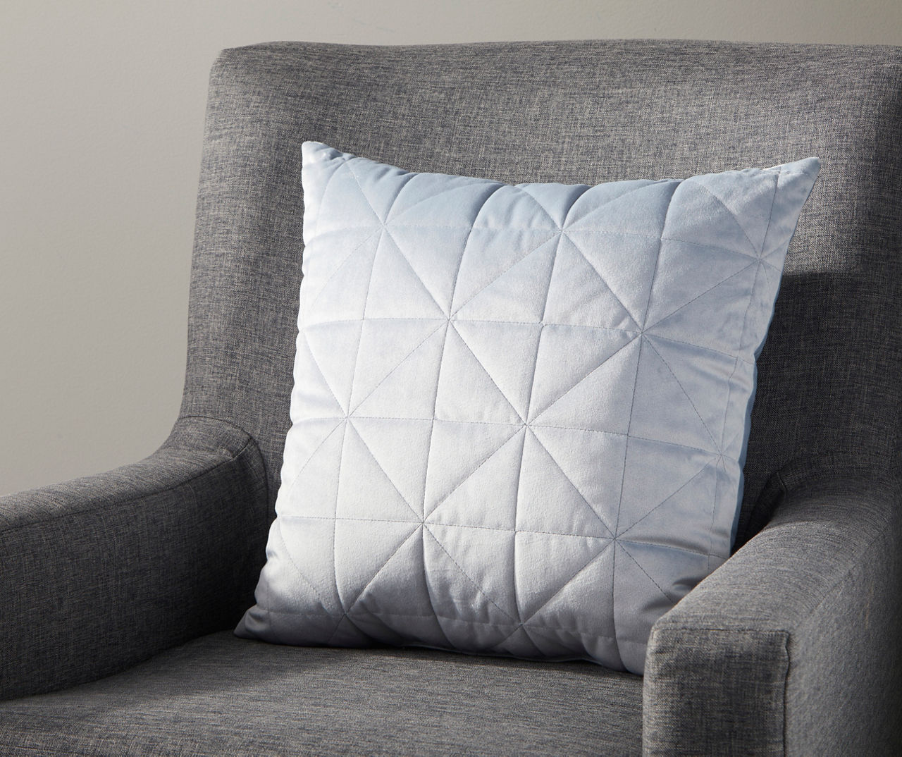 Light blue best sale velvet throw pillows