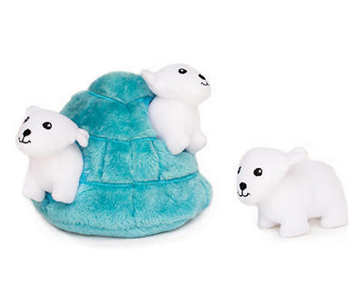 Polar Bear Igloo Burrow Pet Toy
