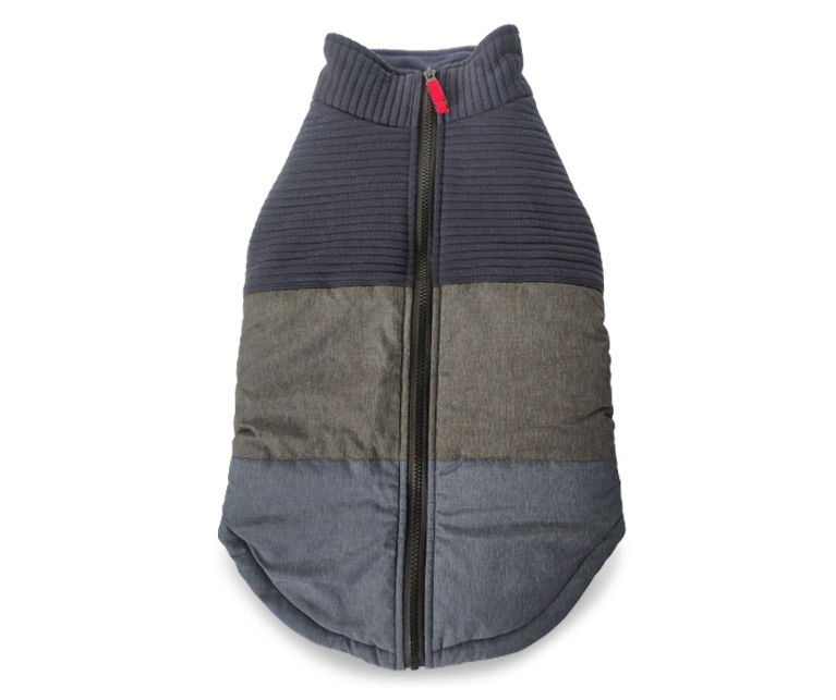 Big Lots Dog's Navy Color Block Coat Big Lots