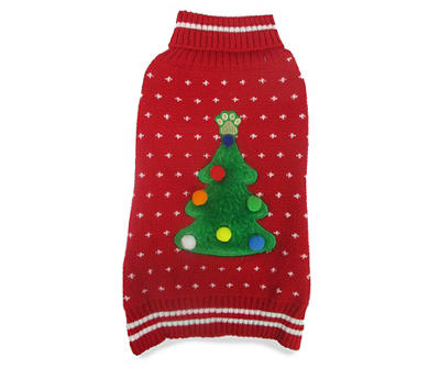 Dog's Christmas Tree Sweater