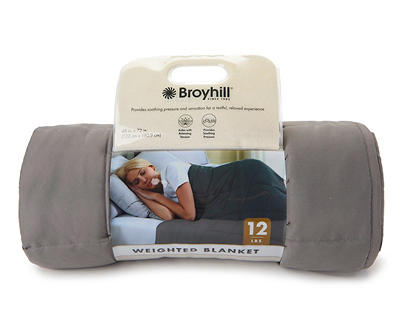 Gray Weighted Blanket, 12 Lbs.